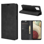 Flip Cover Samsung Galaxy A12 Weiche Lederoptik Flip Cover Samsung Galaxy A12 Weiche Lederoptik