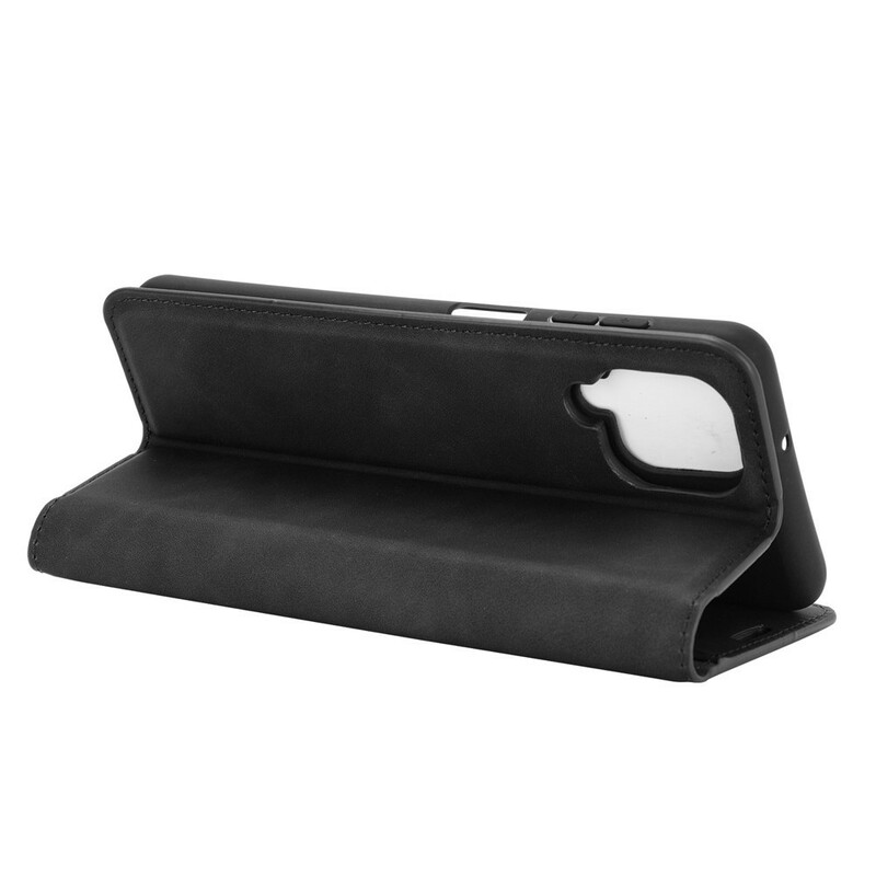 Flip Cover Samsung Galaxy A12 Weiche Lederoptik Flip Cover Samsung Galaxy A12 Weiche Lederoptik