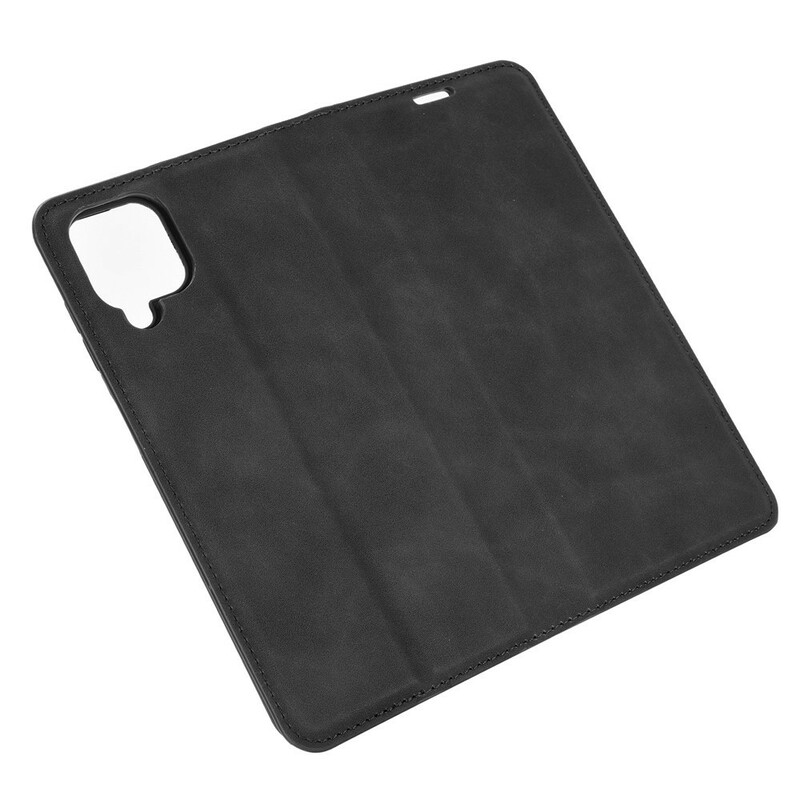 Flip Cover Samsung Galaxy A12 Weiche Lederoptik Flip Cover Samsung Galaxy A12 Weiche Lederoptik