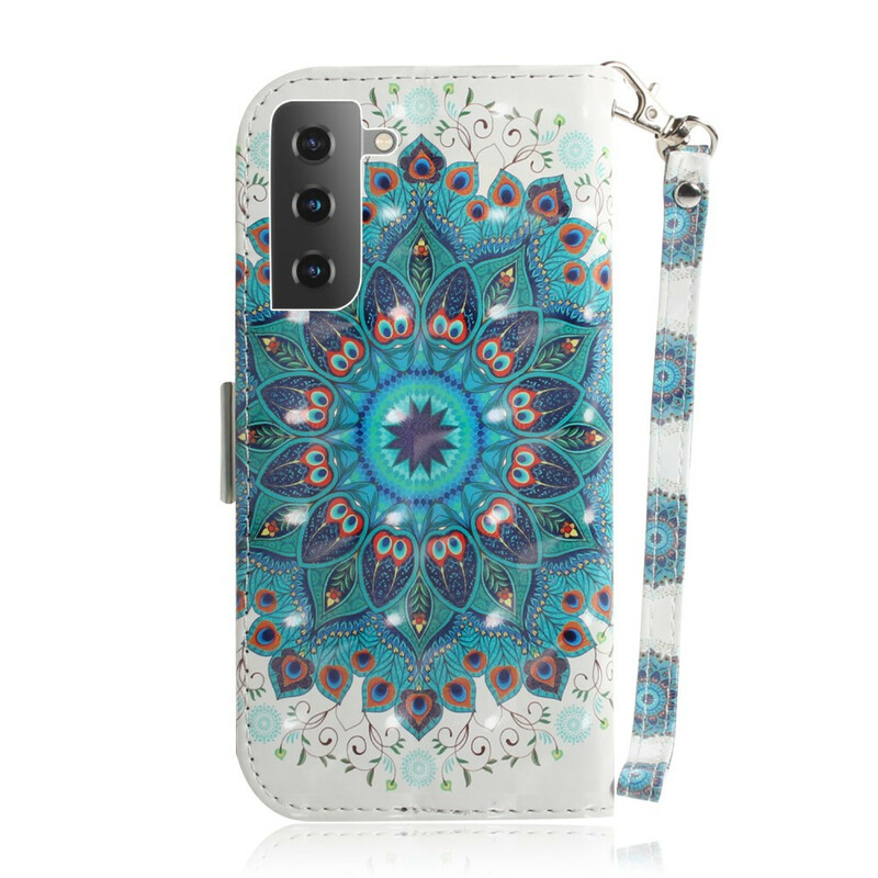 Samsung Galaxy S21 5G Magistral Mandala Tasche mit Riemen