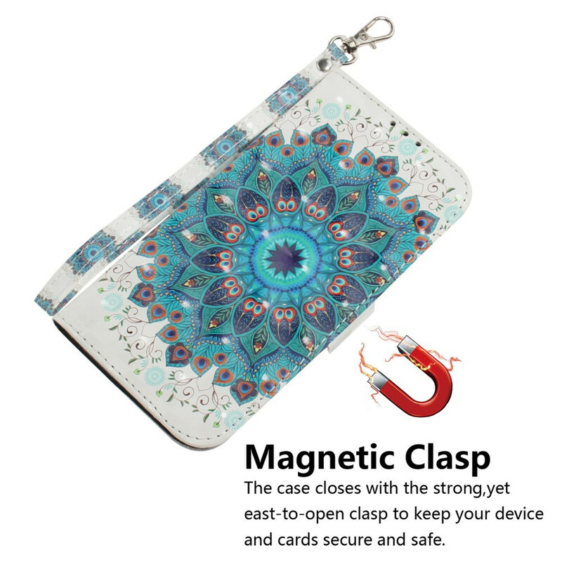 Samsung Galaxy S21 5G Magistral Mandala Tasche mit Riemen