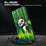 Samsung Galaxy S21 5G Hülle Panda und Bambus