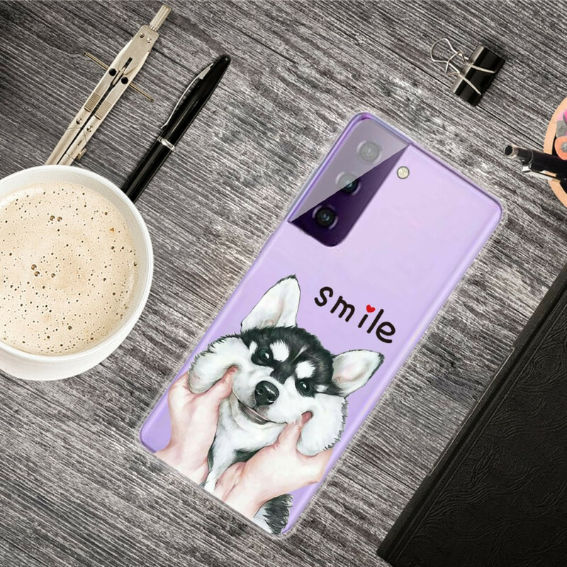 Samsung Galaxy S21 5G Smile Dog Cover