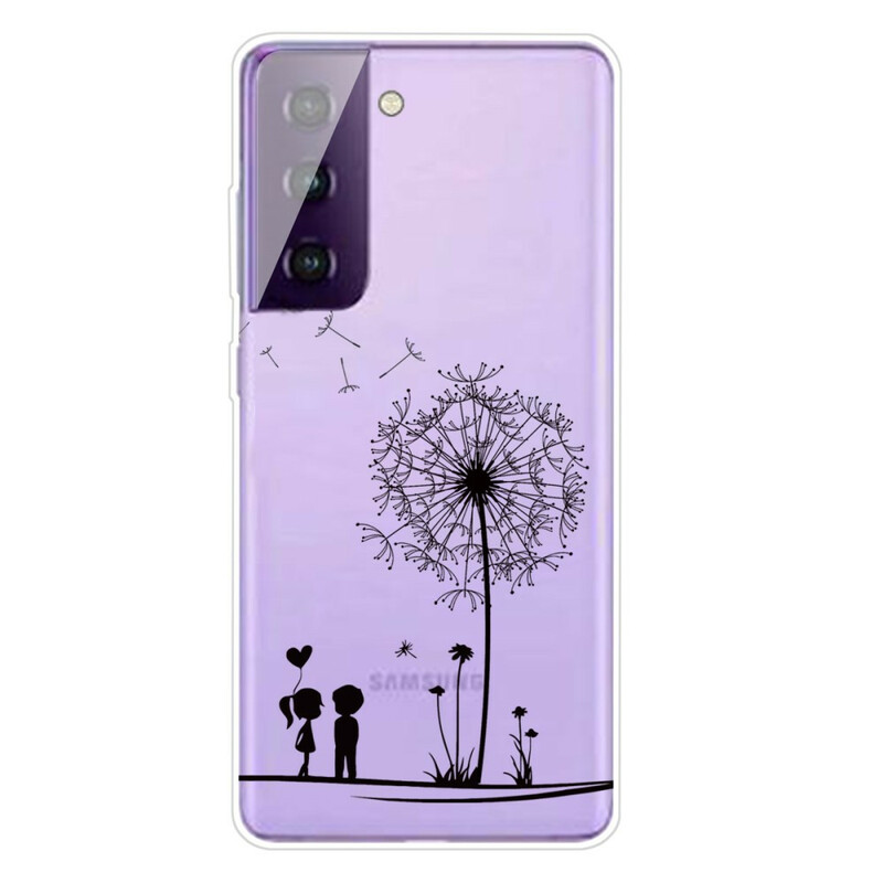 Samsung Galaxy S21 5G Löwenzahn Love Cover