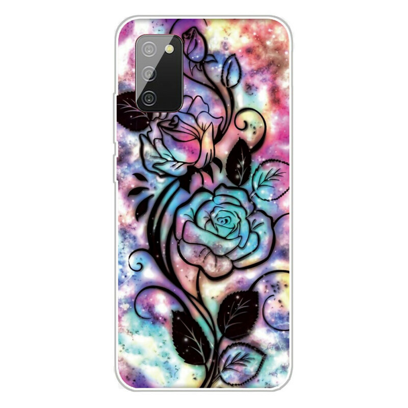 Samsung Galaxy A02s Cover Graphic Flower