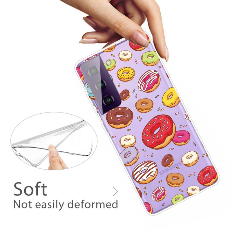 Hülle Samsung Galaxy S21 Plus 5G love Donuts