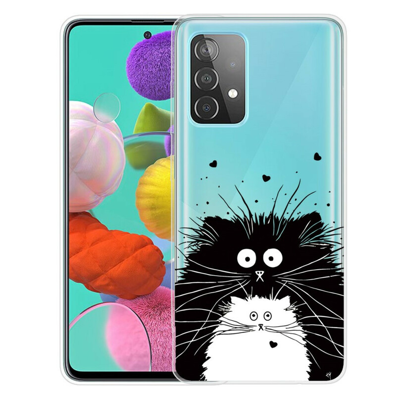 Samsung Galaxy A72 5G Cover Schau dir die Katzen an