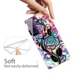 Samsung Galaxy S21 5G Cover Blume Grafik