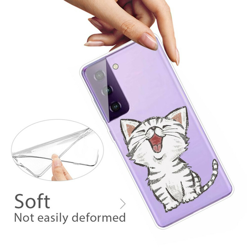 Samsung Galaxy S21 5G Cover Charmante Katze