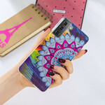 Samsung Galaxy S21 5G Mandala Colored Fluorescent Cover