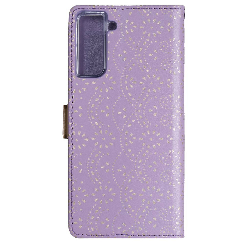 Samsung Galaxy S21 5G Lace RiemenGeldbörse Tasche