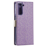 Samsung Galaxy S21 5G Lace RiemenGeldbörse Tasche