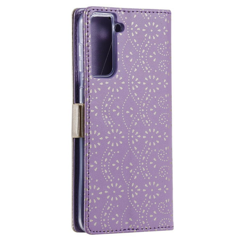 Samsung Galaxy S21 5G Lace RiemenGeldbörse Tasche