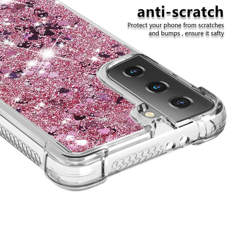 Samsung Galaxy S21 5G Desires Glitter Cover