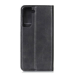 Flip Cover Samsung Galaxy S21 Plus 5G Spaltleder Vintage