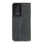 Flip Cover Samsung Galaxy S21 Ultra 5G Spaltleder Vintage