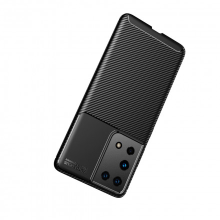 Samsung Galaxy S21 Ultra 5G Custodia flessibile con struttura in fibra di carbonio
