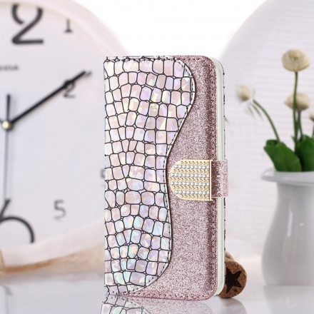 Samsung Galaxy S21 Ultra 5G Custodia Croco Diamond