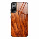 Samsung Galaxy S21 Ultra 5G Custodia in vetro temperato Design in legno Samsung Galaxy S21 Ultra 5G Custodia in vetro temperato Design in legno