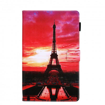 Custodia per Samsung Galaxy Tab A7 (2020) Torre Eiffel al tramonto