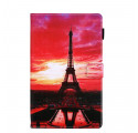 Custodia per Samsung Galaxy Tab A7 (2020) Torre Eiffel al tramonto