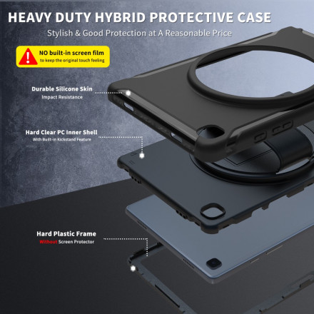 Custodia a tripla protezione per Samsung Galaxy Tab A7 (2020) con cinturino e supporto