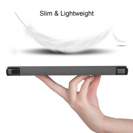 Custodia smart per Samsung Galaxy Tab A7 (2020) in similpelle Lychee