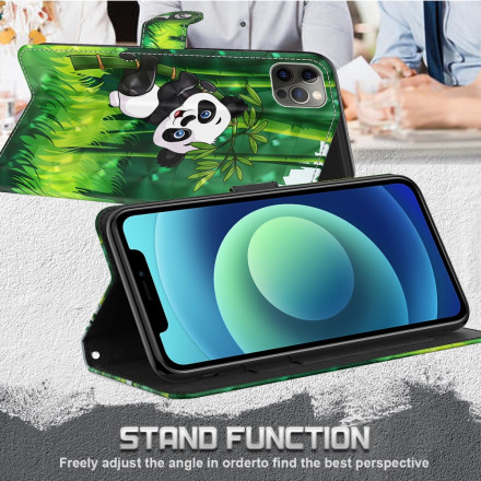 Custodia per Samsung Galaxy A32 5G Light Spot Panda e Bamboo