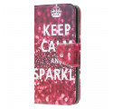 Samsung Galaxy A32 5G Custodia Keep Calm and Sparkle