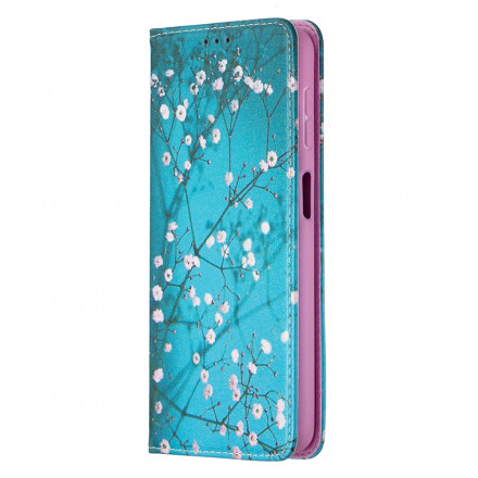 Flip Cover Samsung Galaxy A32 5G rami fioriti