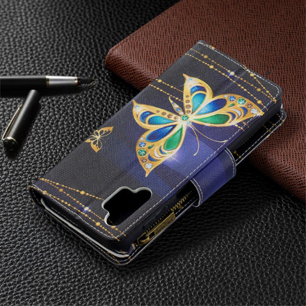 Samsung Galaxy A32 5G Tasca con zip Farfalle Arte