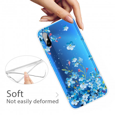 Custodia Xiaomi Redmi 9A Blue Flowers