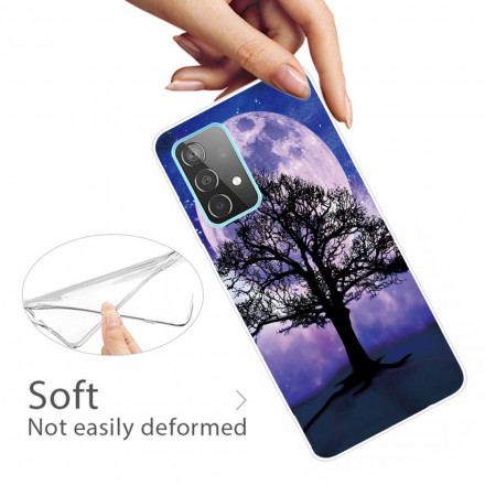 Samsung Galaxy A32 5G Custodia con albero e luna