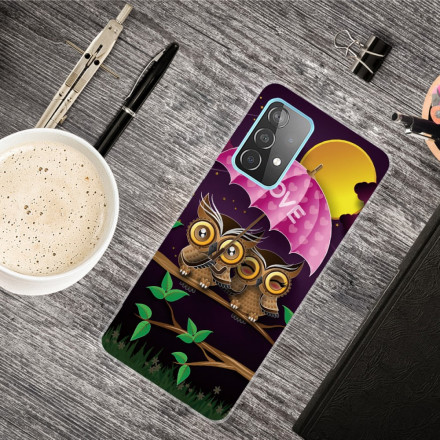 Samsung Galaxy A32 5G Custodia flessibile Love Owls