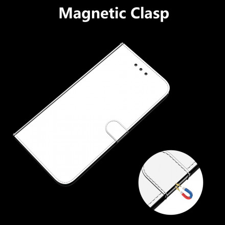 Samsung Galaxy A32 5G Custodia in similpelle Copertura a specchio