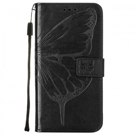 Custodia Samsung Galaxy A52 5G Butterfly Design con cinturino