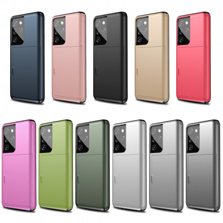 Samsung Galaxy S21 Ultra 5G Custodia rigida Custodia per schede flashy