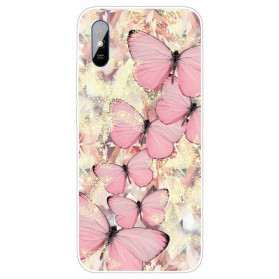 Xiaomi Redmi 9A Custodia Royal Butterflies