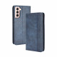 Flip Cover Samsung Galaxy S21 Plus 5G effetto pelle stile vintage