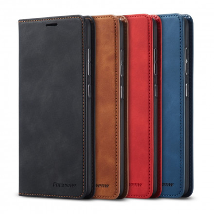 Flip Cover Samsung Galaxy S21 Plus 5G effetto pelle FORWENW