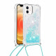 Custodia iPhone 12 Mini Glitter & String