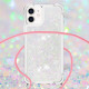 Custodia iPhone 12 Mini Glitter & String