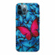 iPhone 12 / 12 Pro Custodia flessibile Farfalle