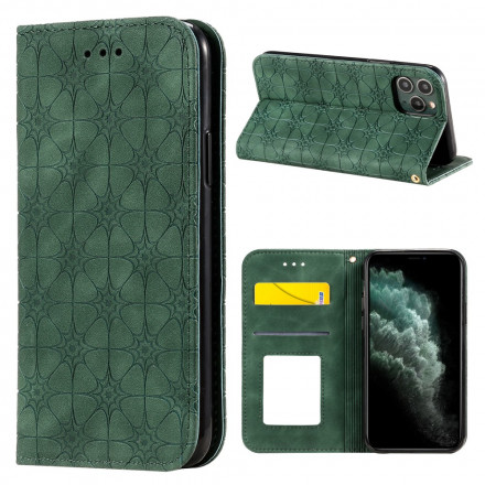 Flip Cover iPhone 11 Pro Fiori barocchi