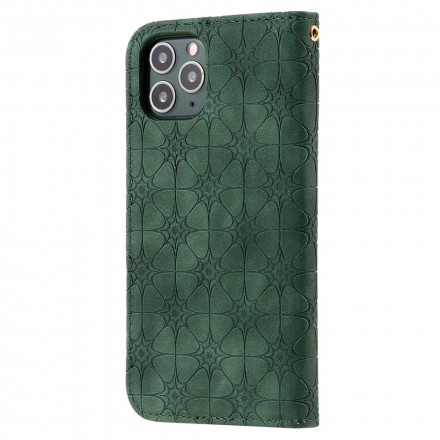 Flip Cover iPhone 11 Pro Fiori barocchi