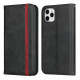 Flip Cover iPhone 11 Pro Effetto Pelle Bicolore con Cinturino