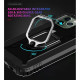 Anello per iPhone 11 Pro Max e cover in fibra di carbonio