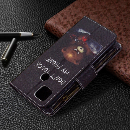 Xiaomi Redmi 9C Custodia a cerniera tascabile Bear