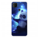 Custodia Xiaomi Redmi 9C Panda nello spazio