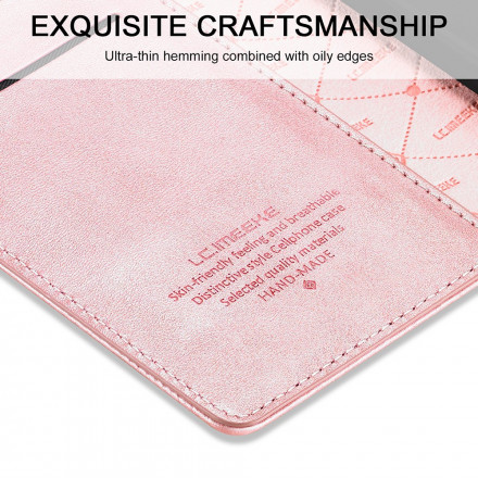 Flip Cover iPhone 11 Pro Max LC.IMEEKE effetto pelle